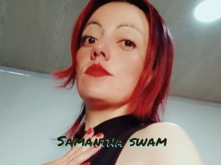 Samantha_swam